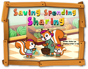 Teach your kids about saving, spending, and sharing at Squirrel Treehouse